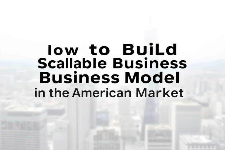 Conceitos visuais relacionados a How to Build a Scalable Business Model in the American Market